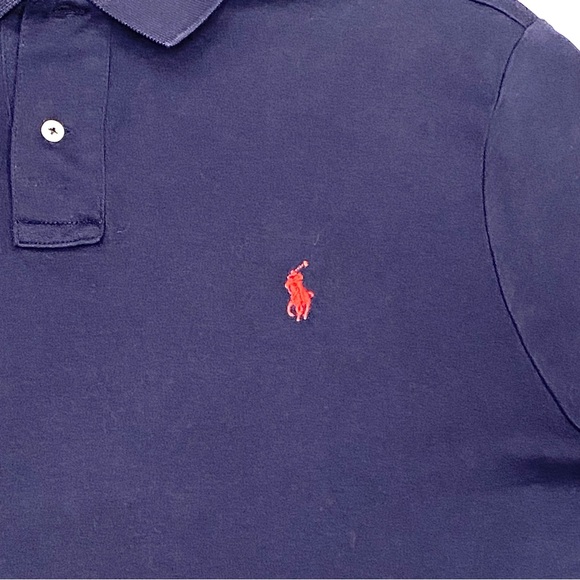 Polo By Ralph Lauren Men's Custom Fit Short Sleeve Polo Shirt - Picture 4 of 5